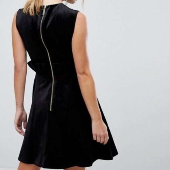 NWT Queen Bee Ruffle Waist Dress TED BAKER LONDON - Picture 8 of 8